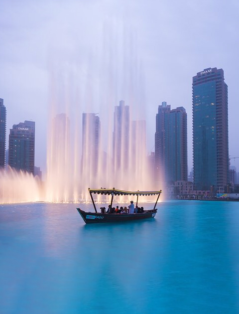 Dubai Fountain Lake Ride