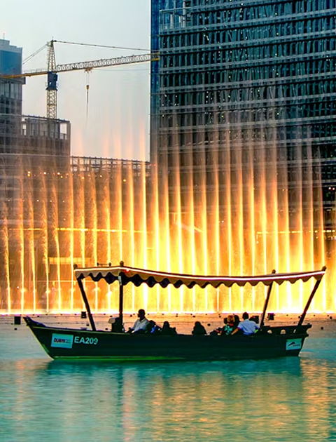 Dubai Fountain Lake Ride