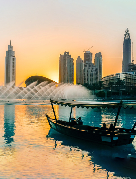 Dubai Fountain Lake Ride