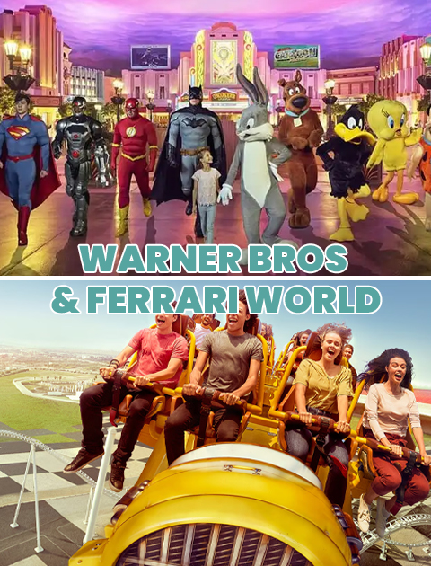 Ferrari World + Warner Bros. World – Abu Dhabi Combo